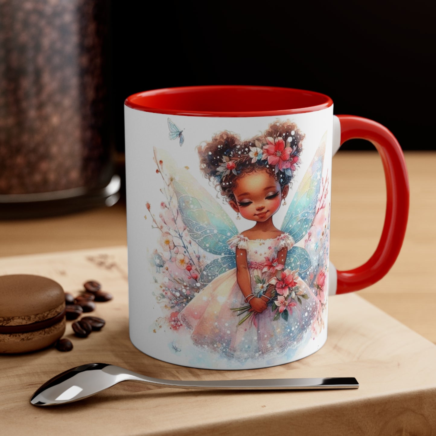 Fairy Girl 1, Accent Coffee Mug, 11oz
