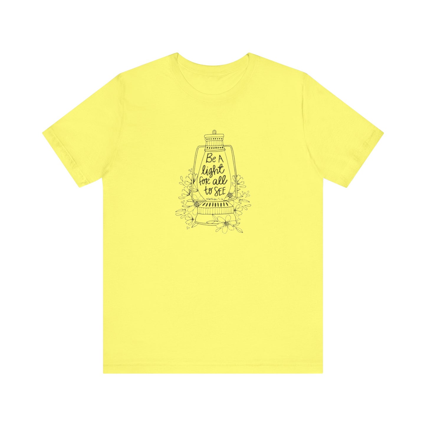 Be The Light For All To See, Jersey Short Sleeve Tee