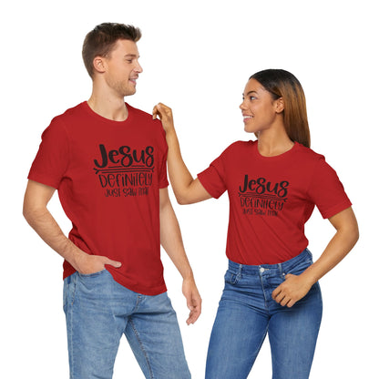 Jesus Definitely Saw That.  Jersey Short Sleeve Tee