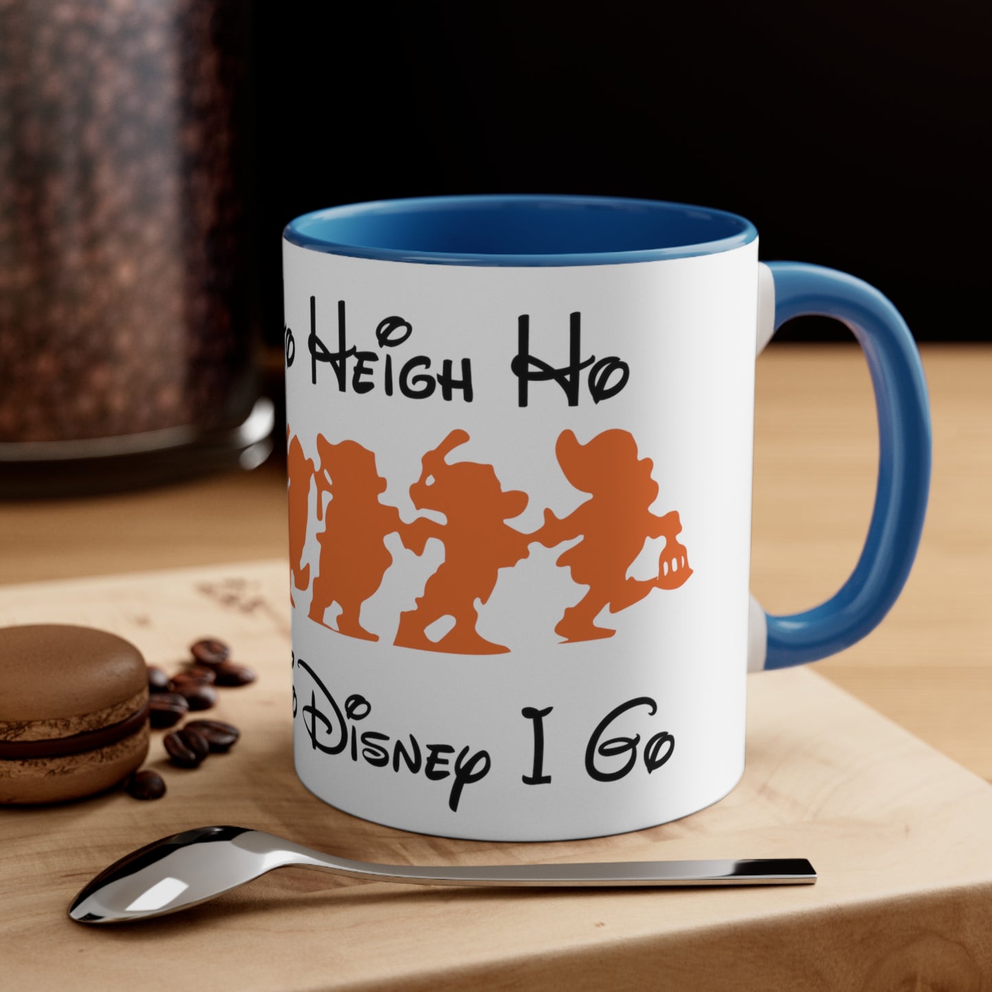 Heigh Ho, Heigh Ho, It's Off To Disney I Go, Accent Coffee Mug, 11oz