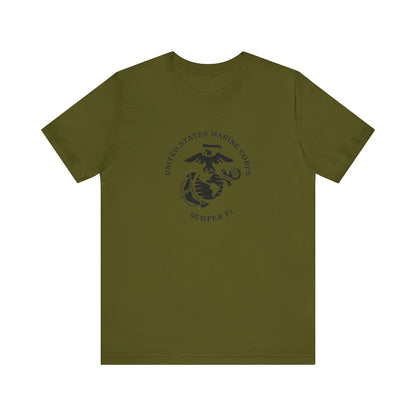 United States Marine Corps, Semper Fi, Jersey Short Sleeve Tee