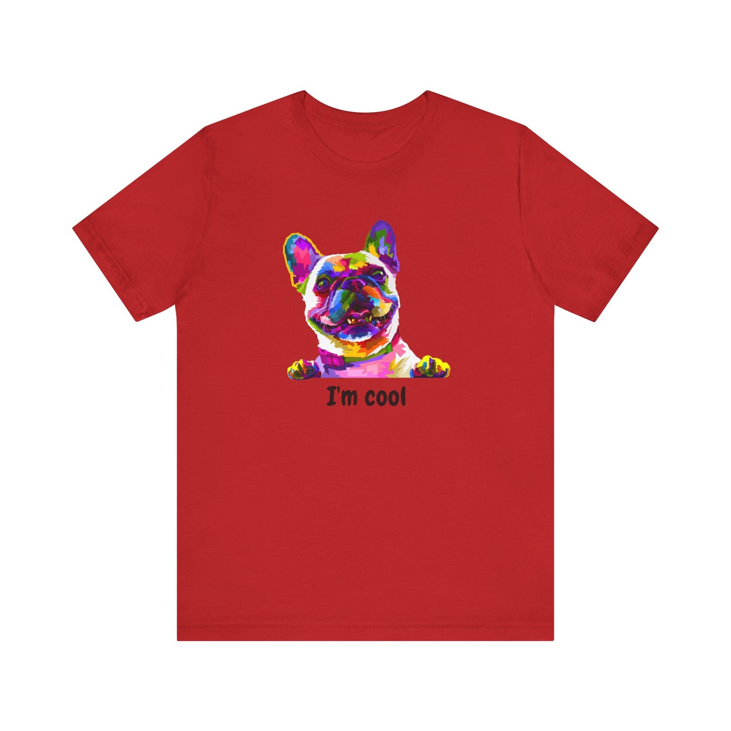 I'm Cool English Bulldog, Jersey Short Sleeve Tee