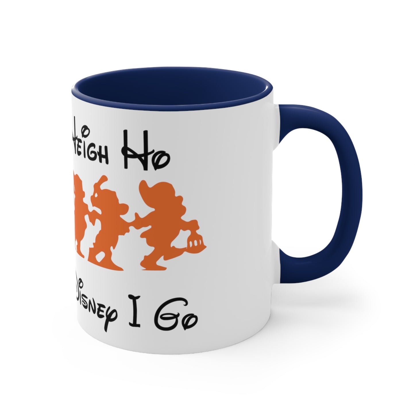 Heigh Ho, Heigh Ho, It's Off To Disney I Go, Accent Coffee Mug, 11oz