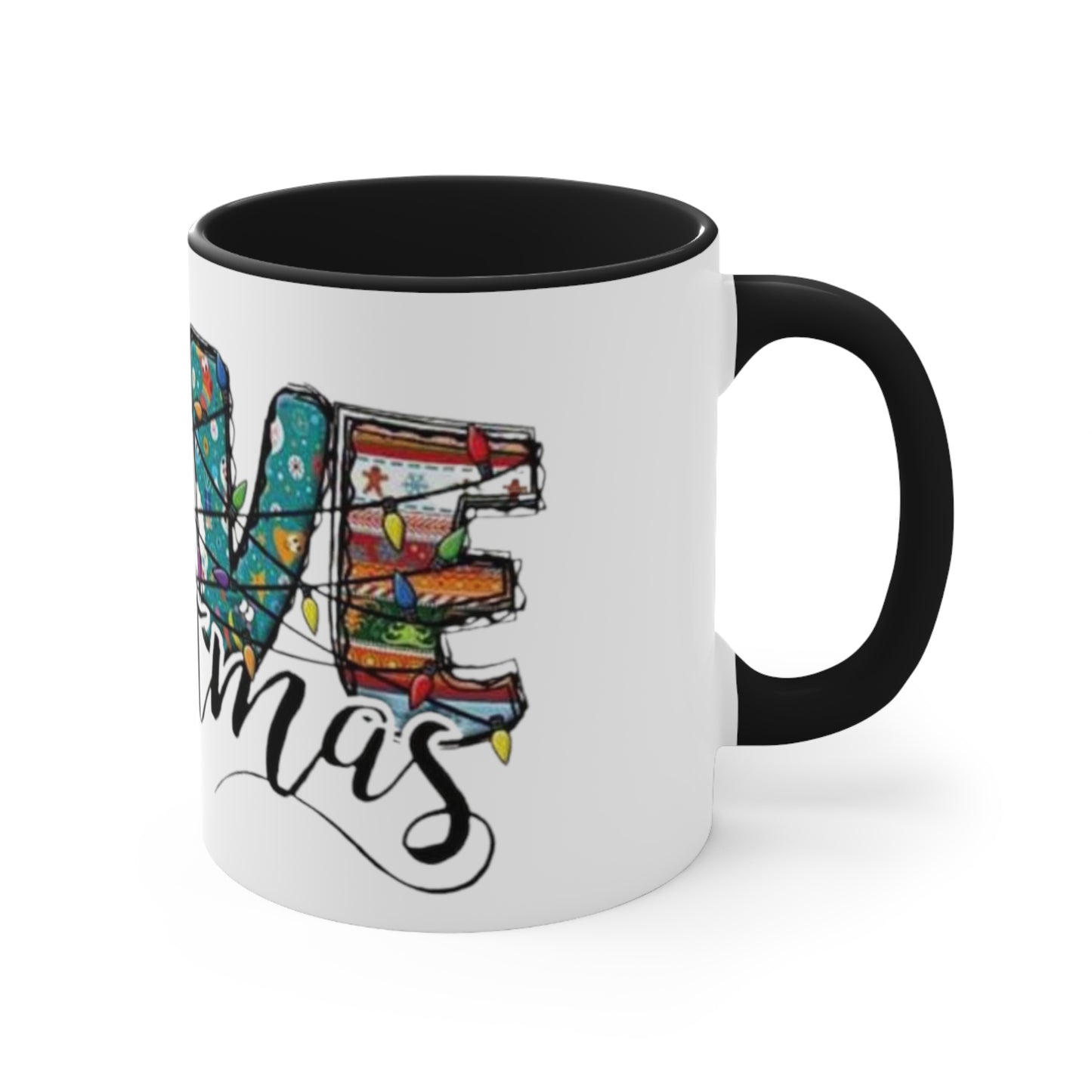 Live Christmas, Accent Coffee Mug, 11oz