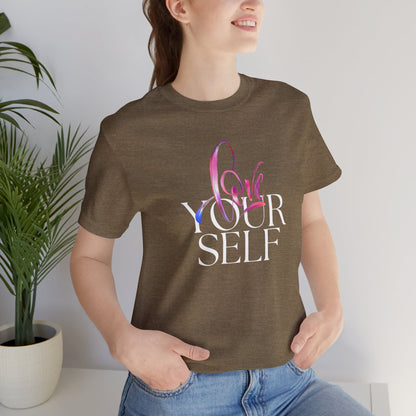 Love Yourself Jersey Short Sleeve Tee