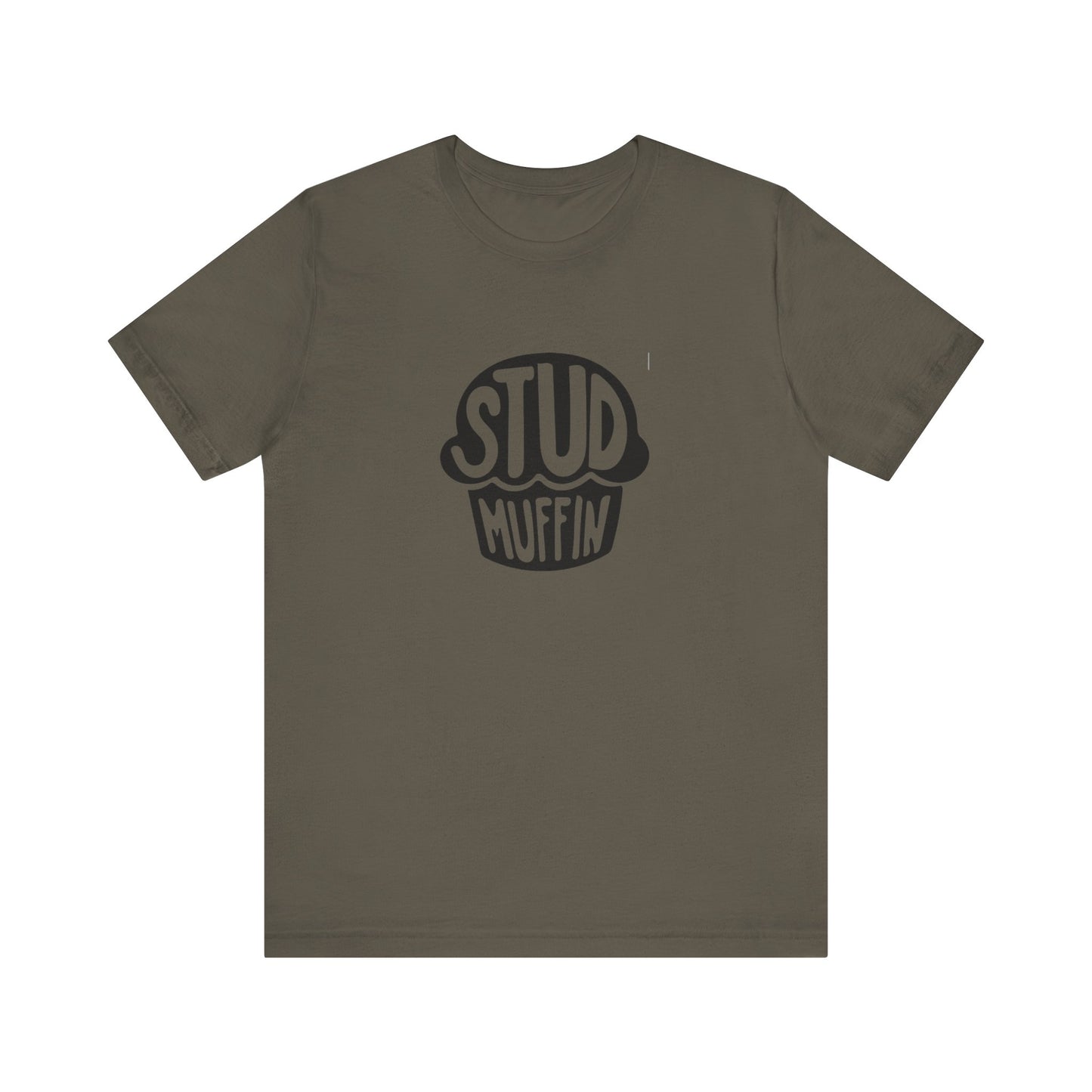 Stud Muffin, Unisex Jersey Short Sleeve Tee