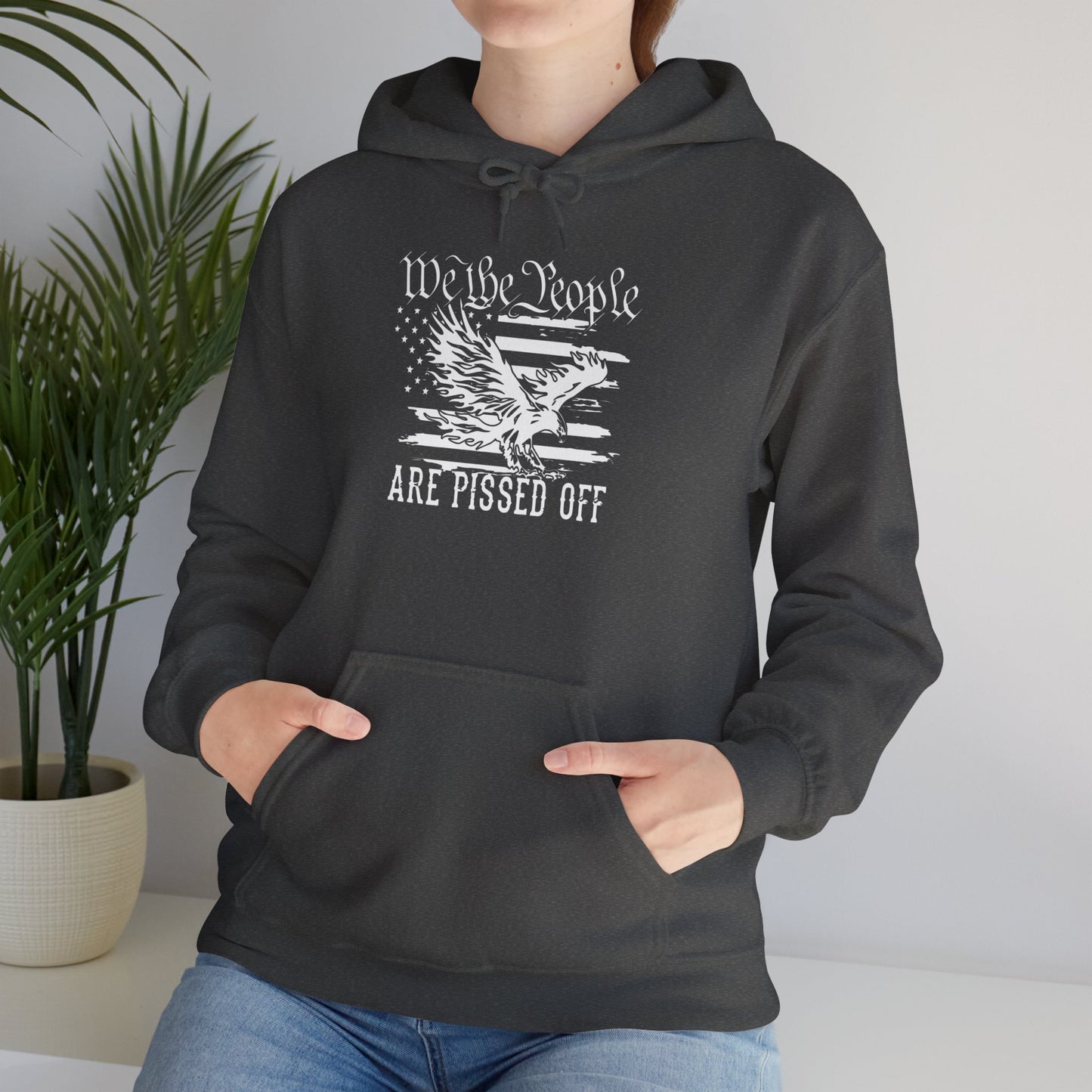 We The People Are Pissed Off Hoodie,  Heavy Blend™ Hooded Sweatshirt
