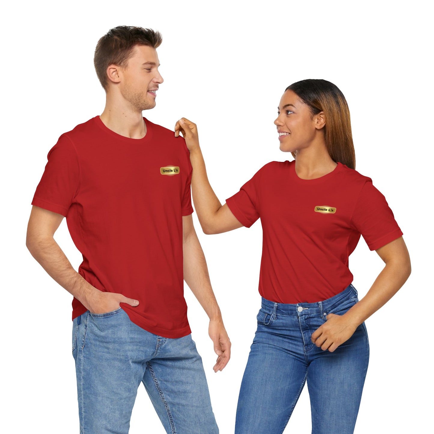 Specially Designed for - Uncle L's Catering, Where Food Has No Boarders Just Passports.  Jersey Short Sleeve Tee