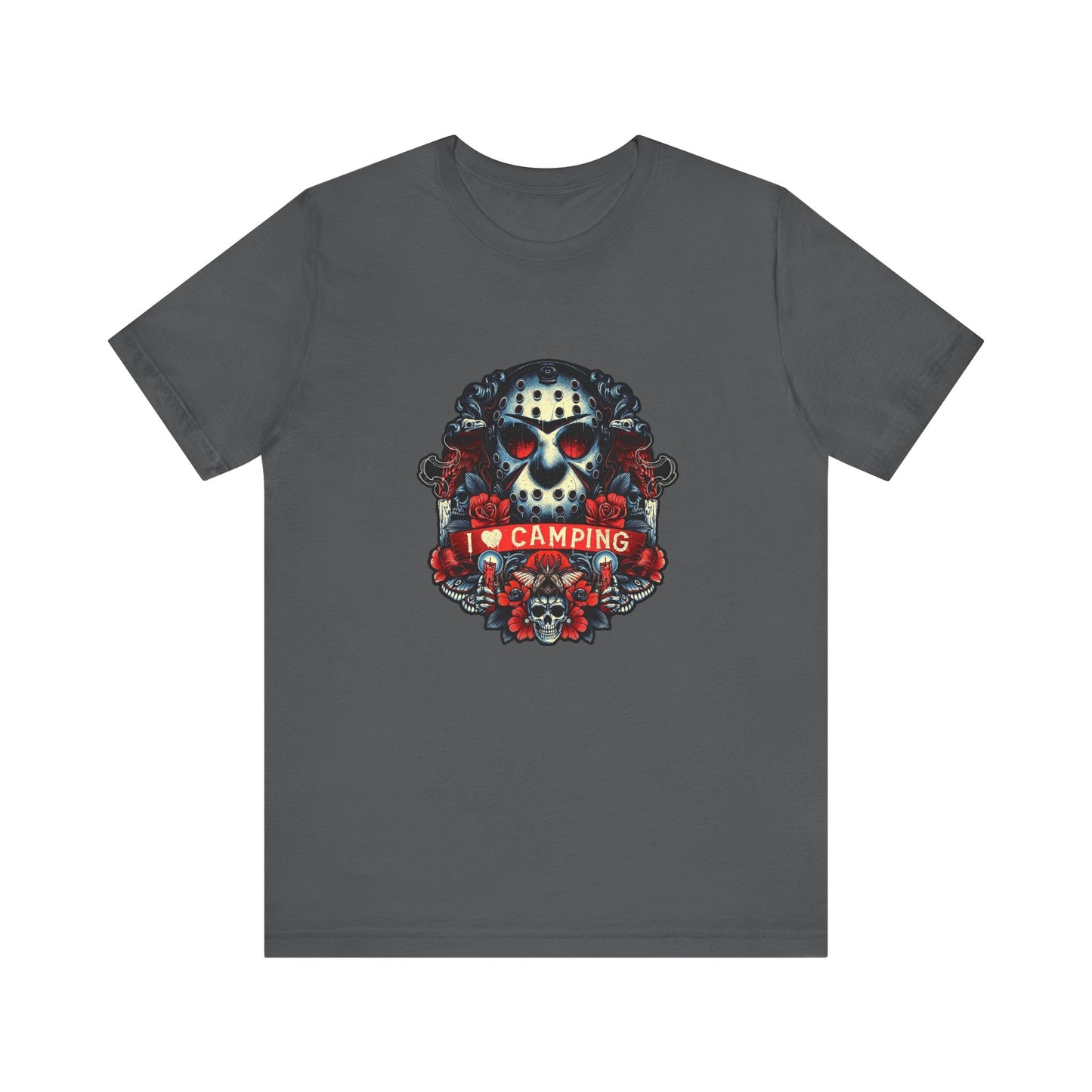 I Love Camping, Halloween T-Shirt, Jersey Short Sleeve Tee