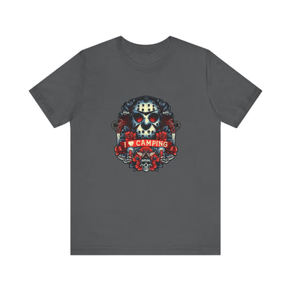 I Love Camping, Halloween T-Shirt, Jersey Short Sleeve Tee