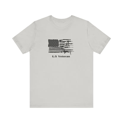 US Veteran Flag Shirt, Jersey Short Sleeve Tee