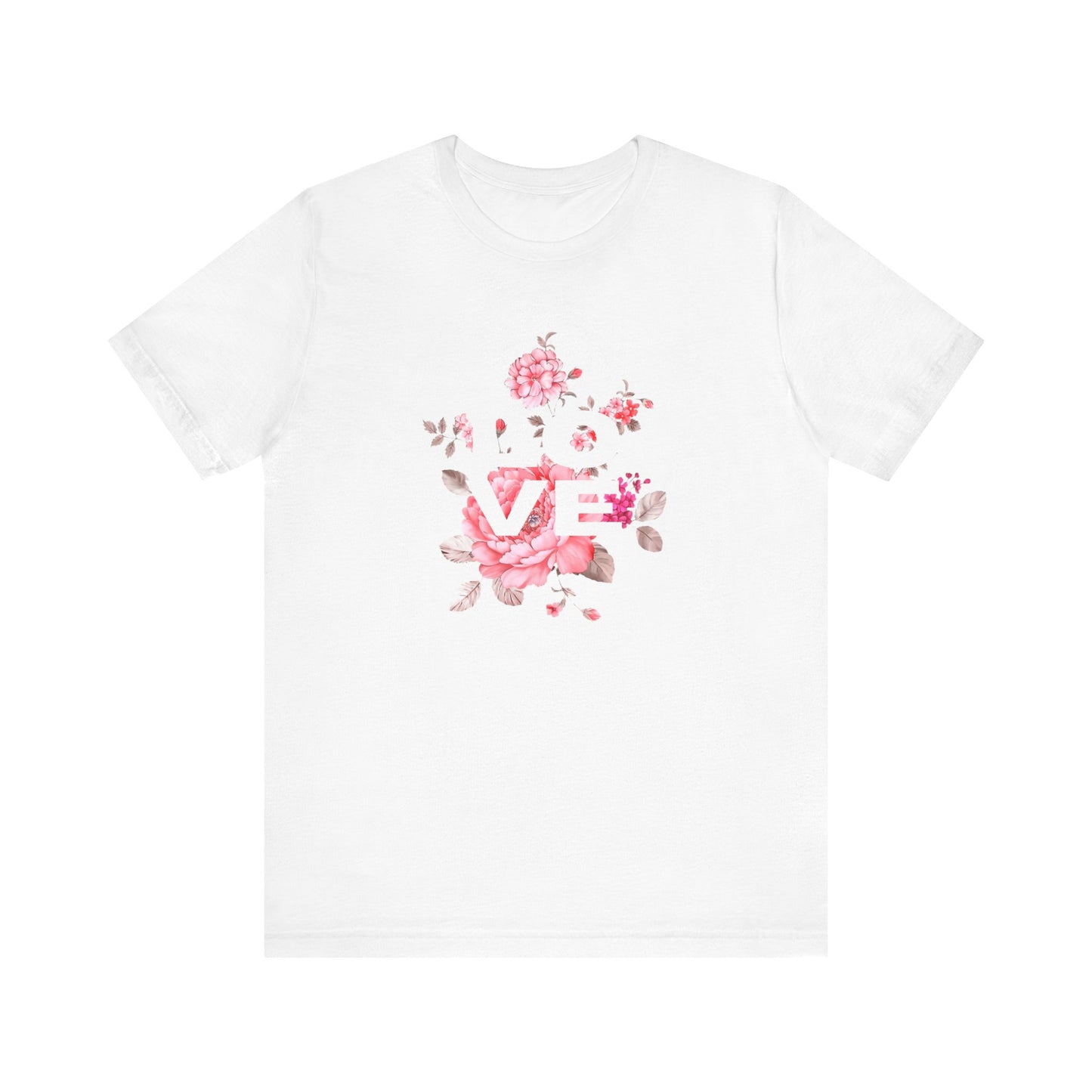 Love with Flowers Jersey Short Sleeve Tee