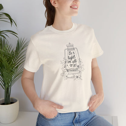 Be The Light For All To See, Jersey Short Sleeve Tee
