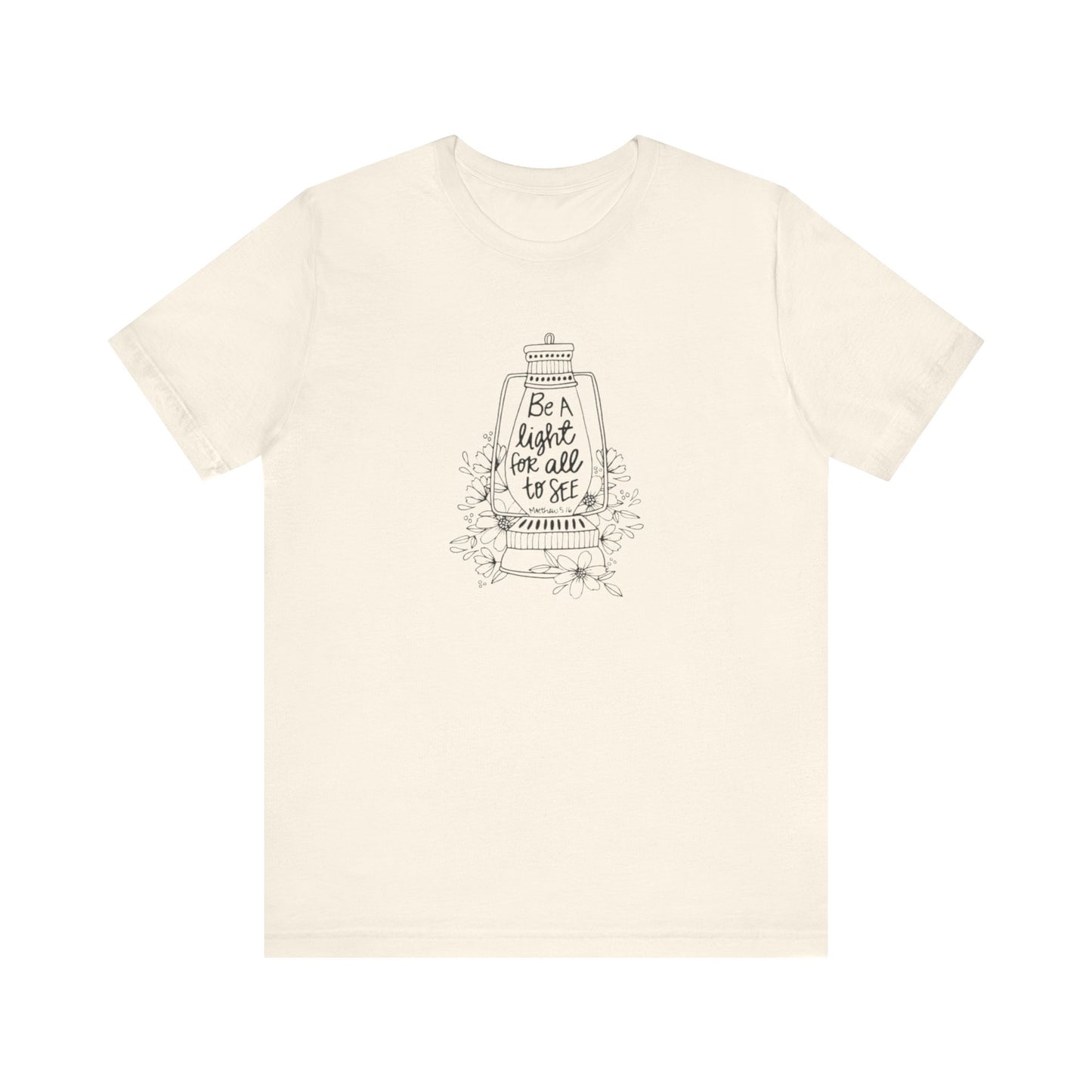 Be The Light For All To See, Jersey Short Sleeve Tee