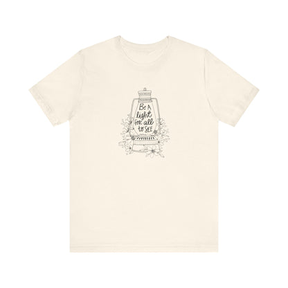 Be The Light For All To See, Jersey Short Sleeve Tee