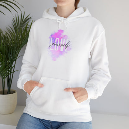 Love Yourself Hoodie, Heavy Blend™ Hooded Sweatshirt