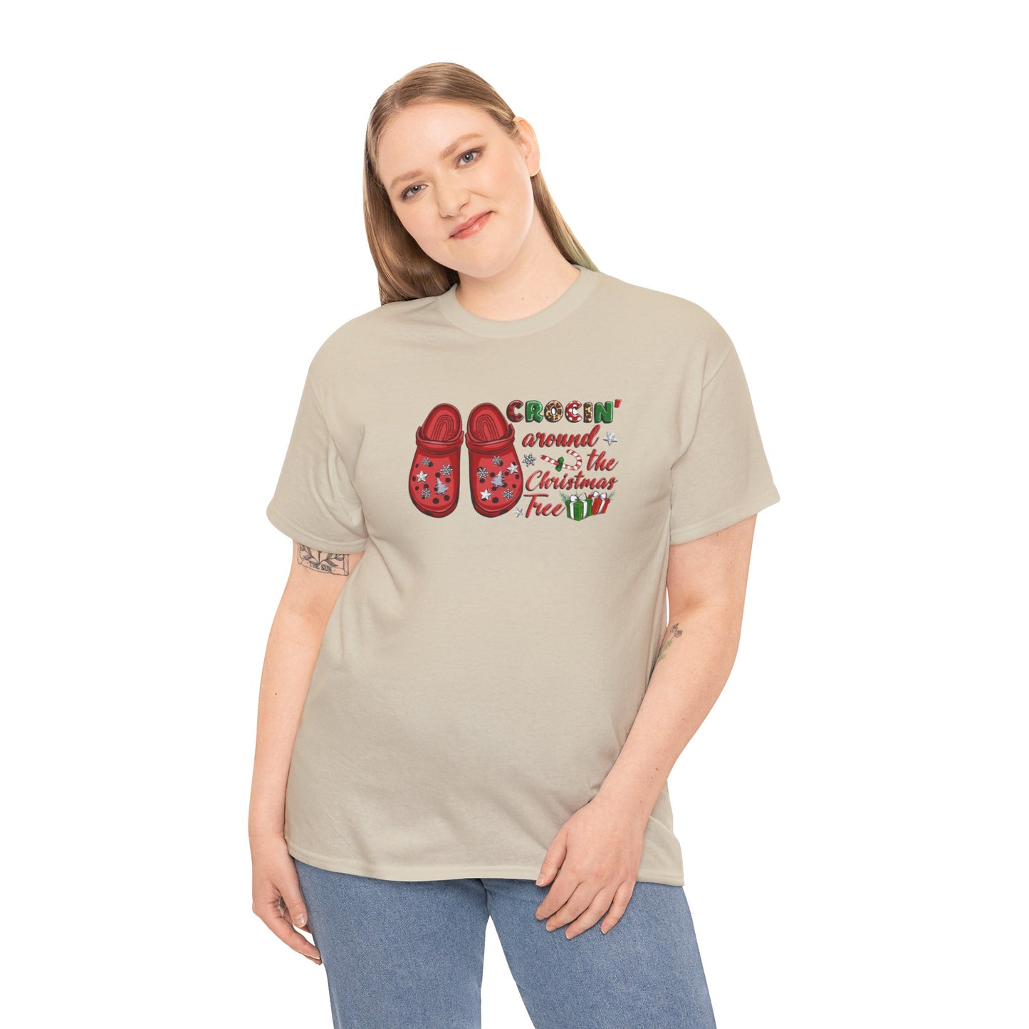 Crockin' Around the Christmas Tree, Heavy Cotton Tee