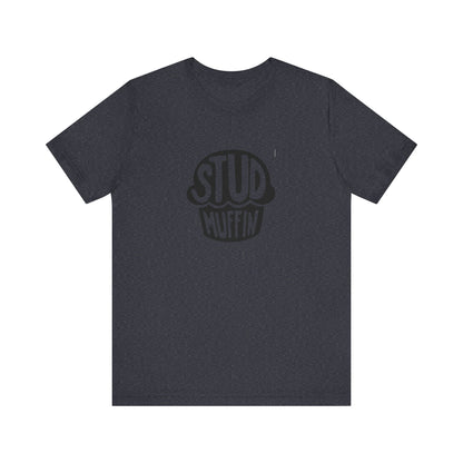 Stud Muffin, Unisex Jersey Short Sleeve Tee