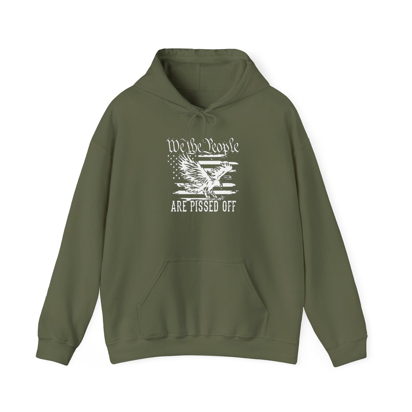 We The People Are Pissed Off Hoodie,  Heavy Blend™ Hooded Sweatshirt