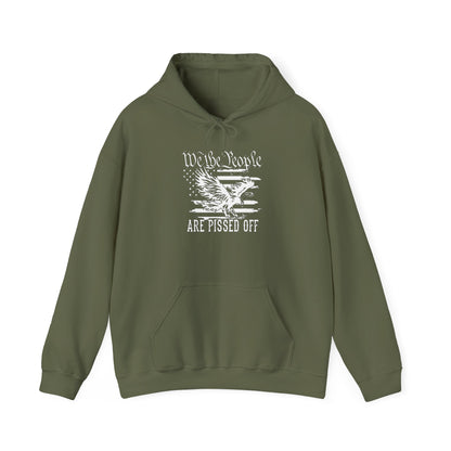 We The People Are Pissed Off Hoodie,  Heavy Blend™ Hooded Sweatshirt