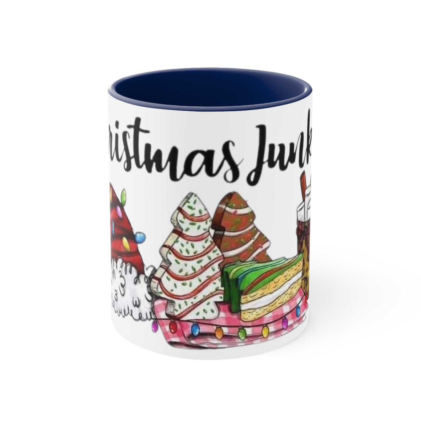 Christmas Junkie, Accent Coffee Mug, 11oz