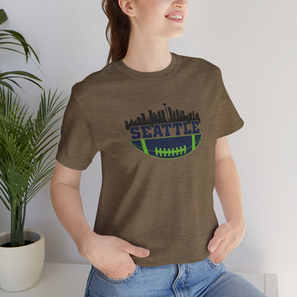 Seattle Skyline football, Jersey Short Sleeve Tee
