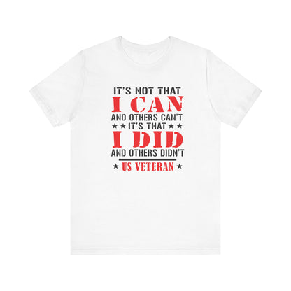 It's Not that I Can and other's Cant, Jersey Short Sleeve Tee