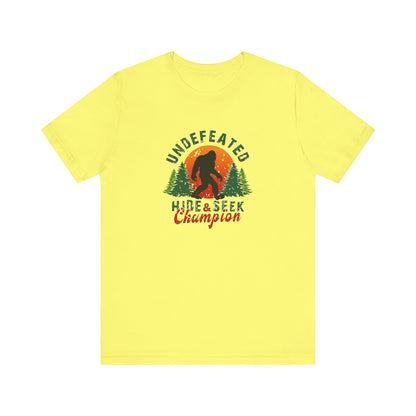 Undefeated Hide and Seek Champion, Short Sleeve Tee