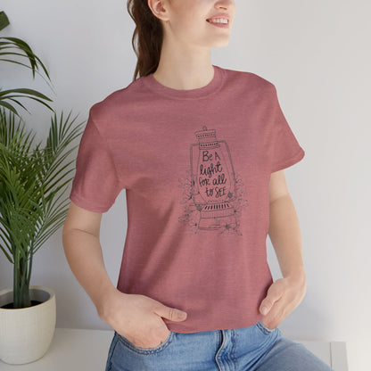Be The Light For All To See, Jersey Short Sleeve Tee
