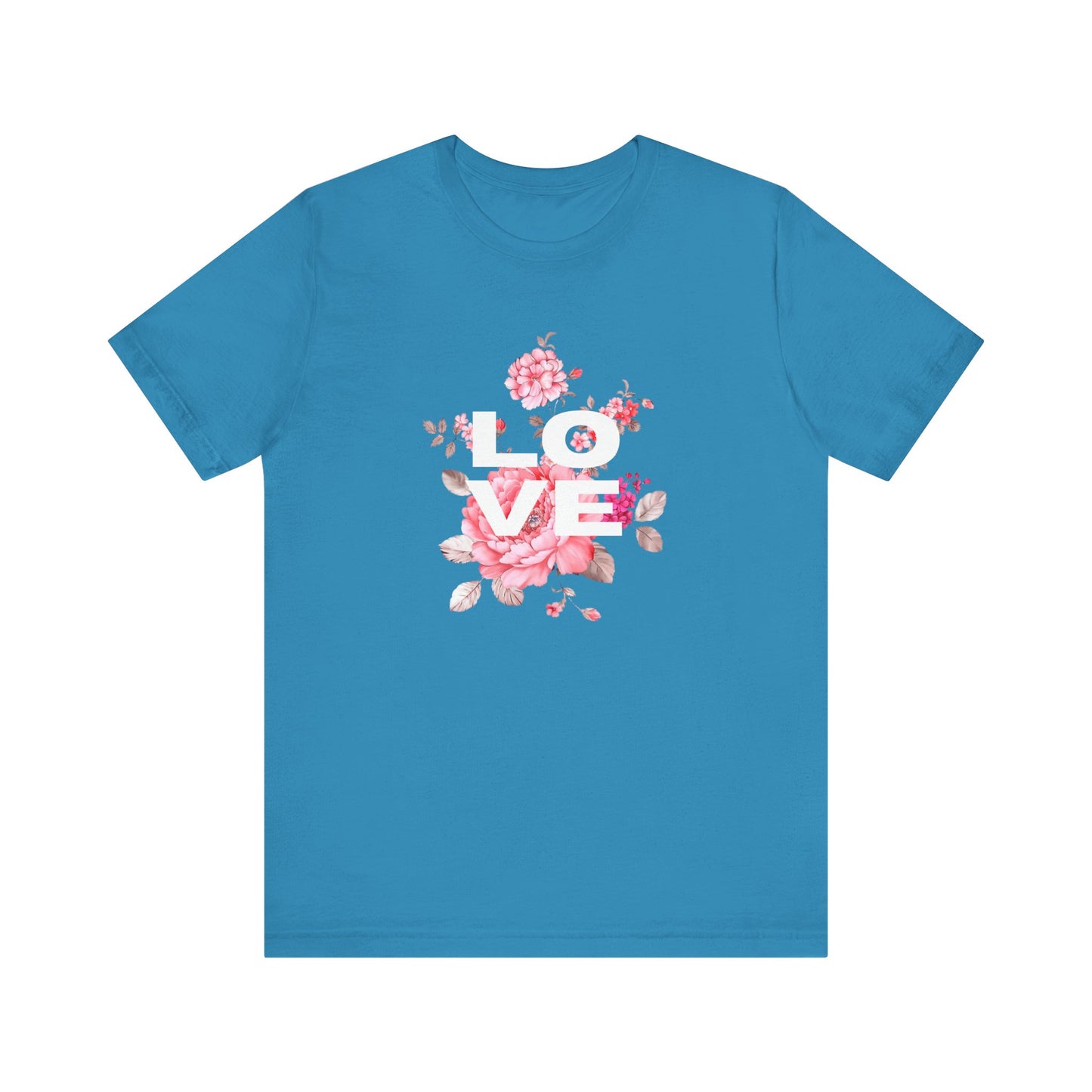 Love with Flowers Jersey Short Sleeve Tee
