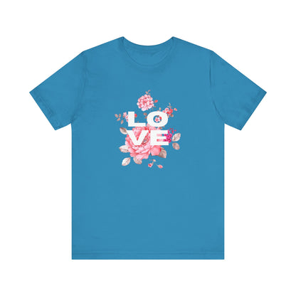 Love with Flowers Jersey Short Sleeve Tee