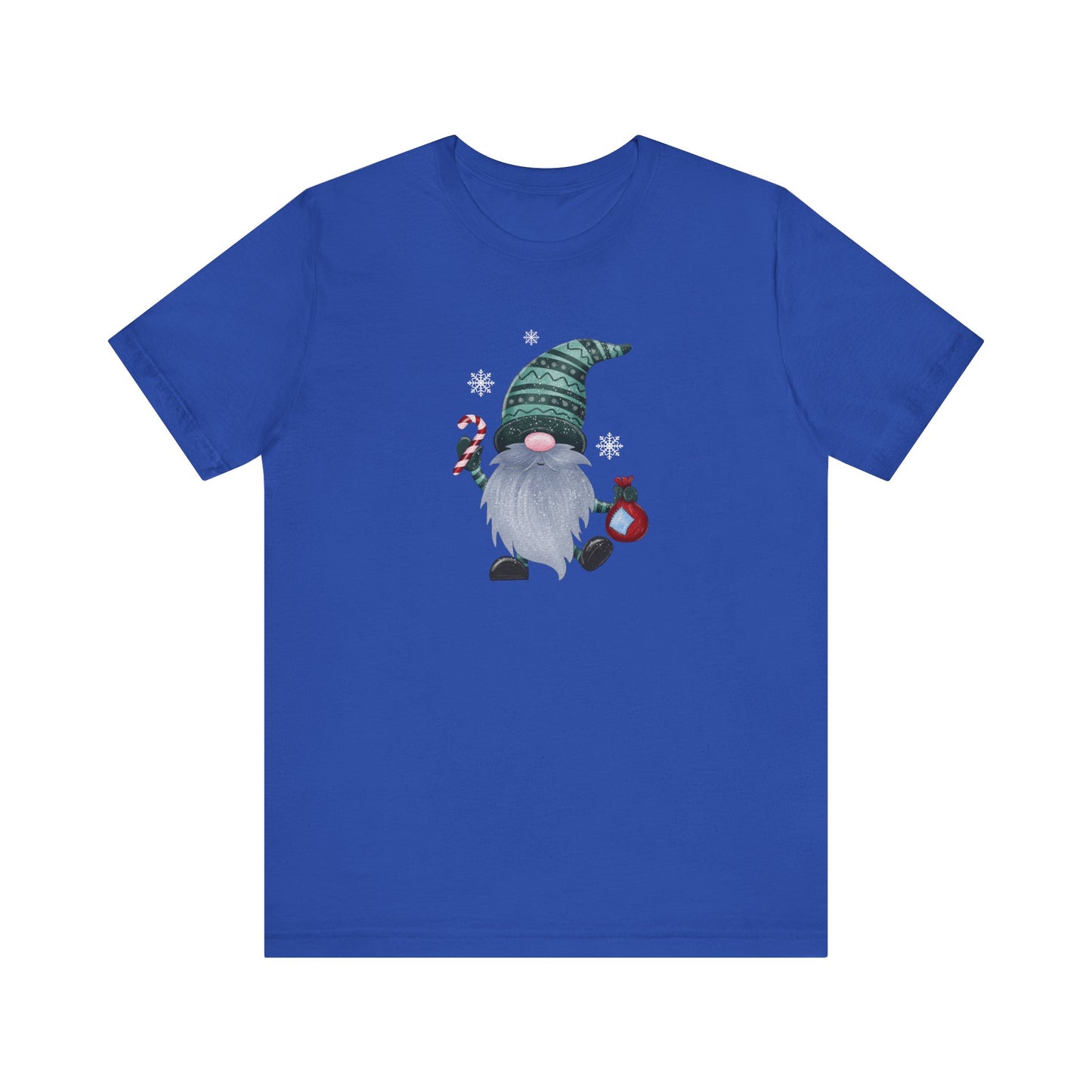 Happy Holidays, Party Gnome, Jersey Short Sleeve Tee