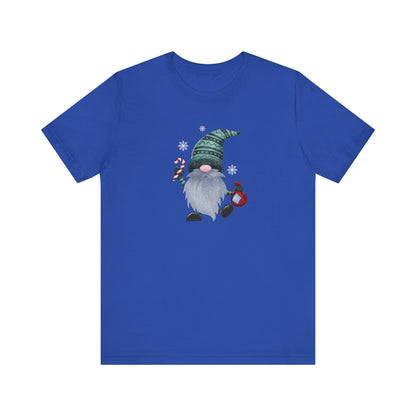 Happy Holidays, Party Gnome, Jersey Short Sleeve Tee