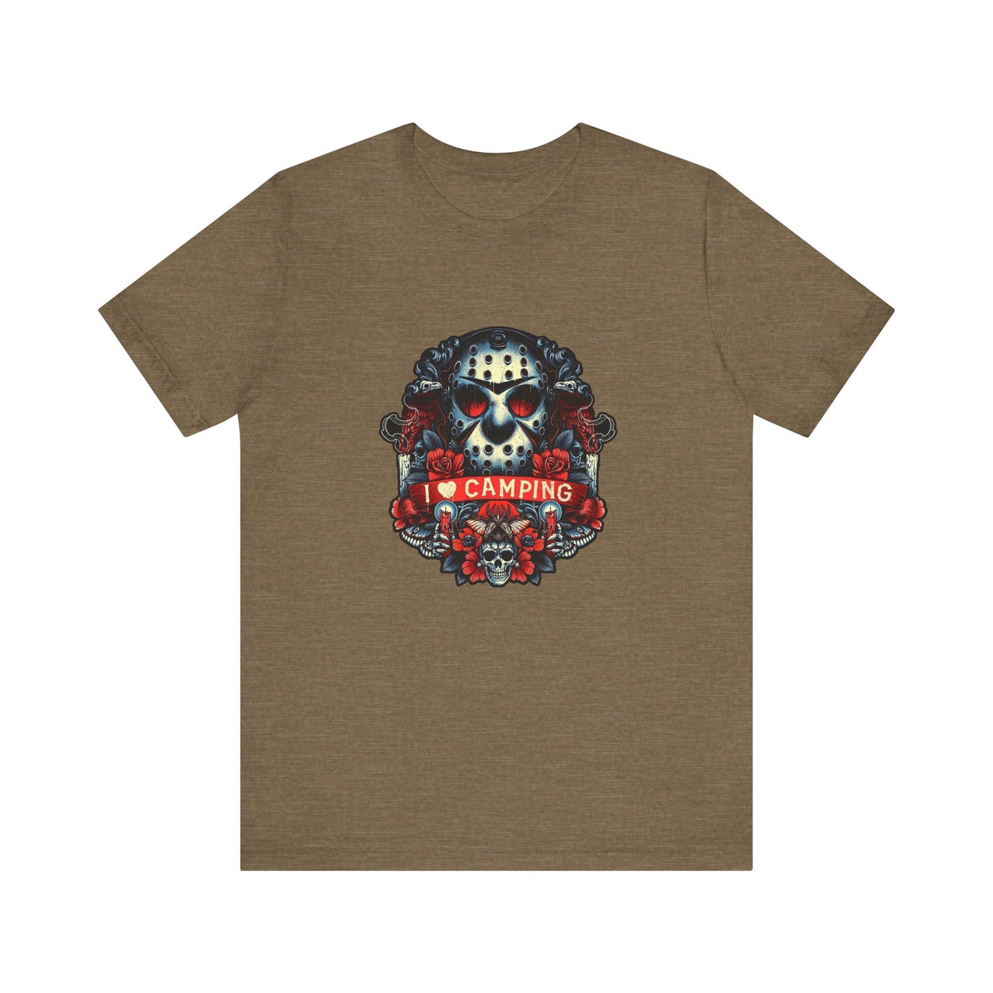 I Love Camping, Halloween T-Shirt, Jersey Short Sleeve Tee