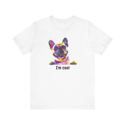 I'm Cool English Bulldog, Jersey Short Sleeve Tee