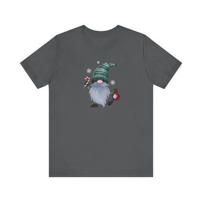 Happy Holidays, Party Gnome, Jersey Short Sleeve Tee