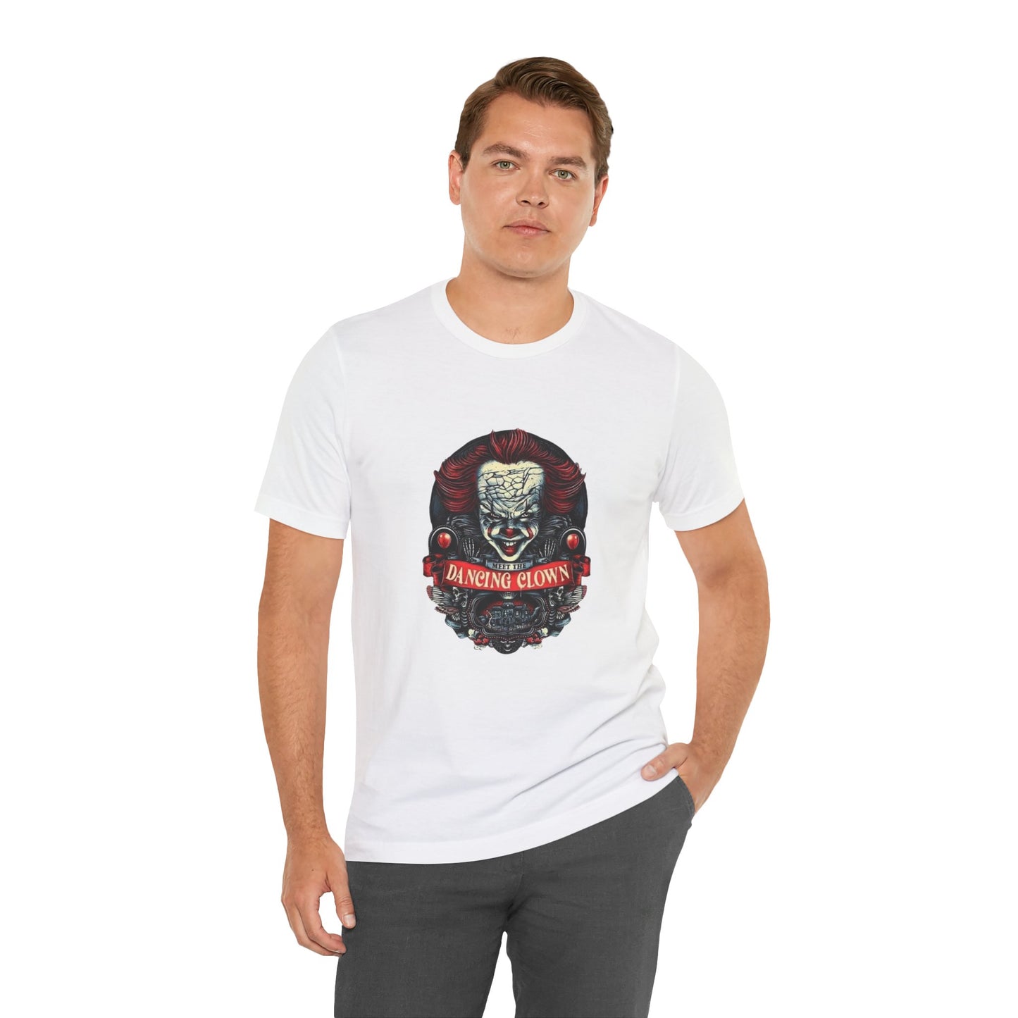 Halloween It Clown T-Shirt, Unisex Jersey Short Sleeve Tee