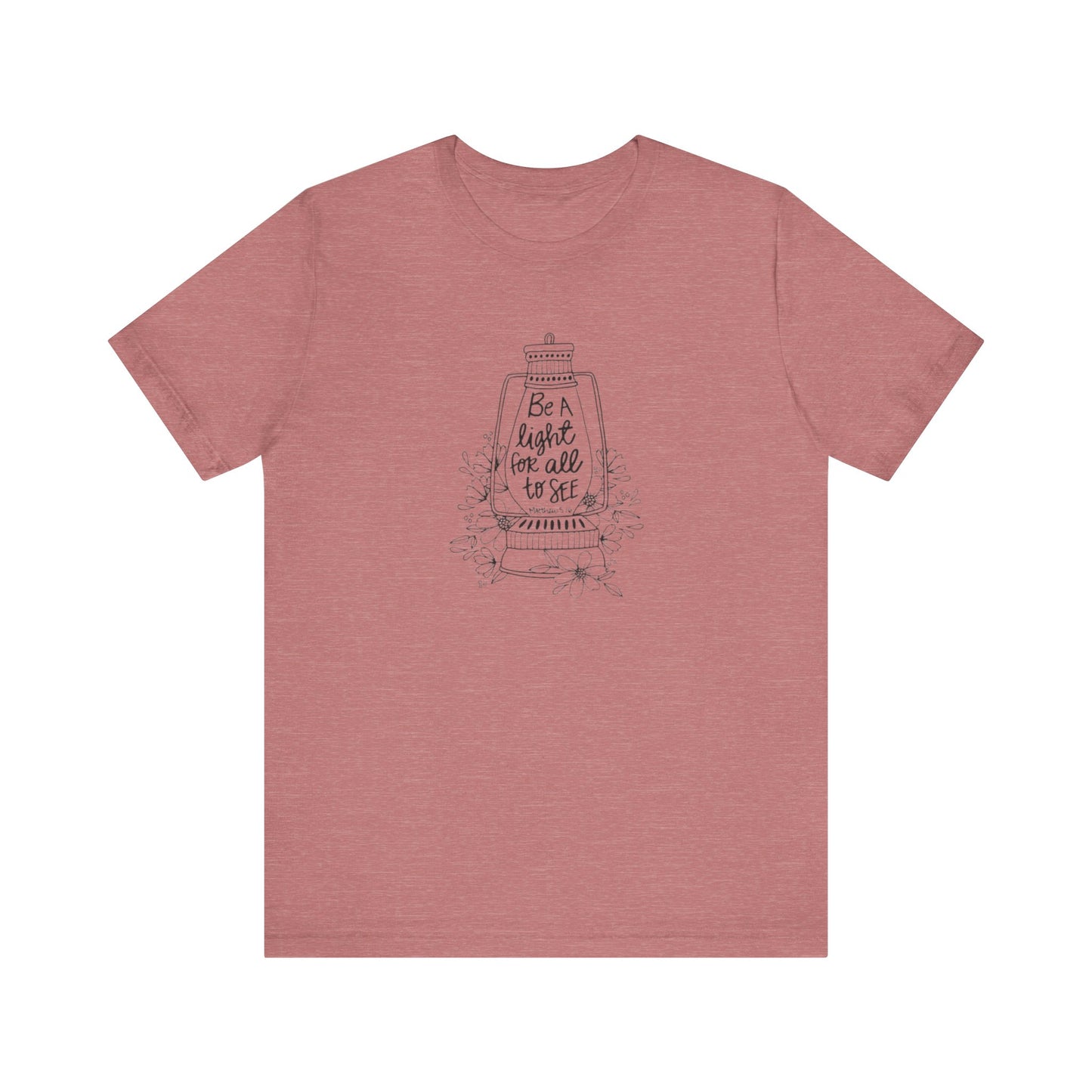 Be The Light For All To See, Jersey Short Sleeve Tee