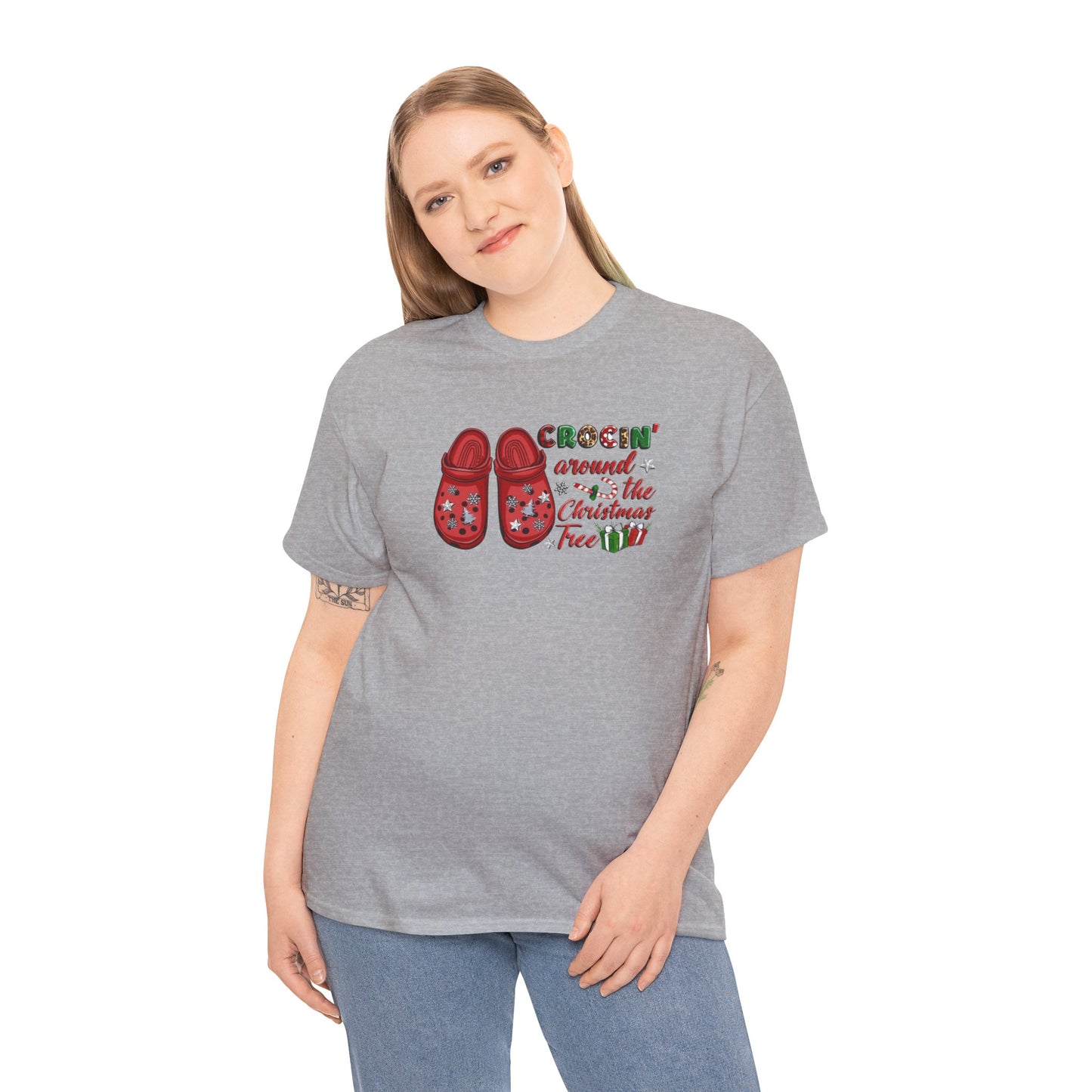Crockin' Around the Christmas Tree, Heavy Cotton Tee