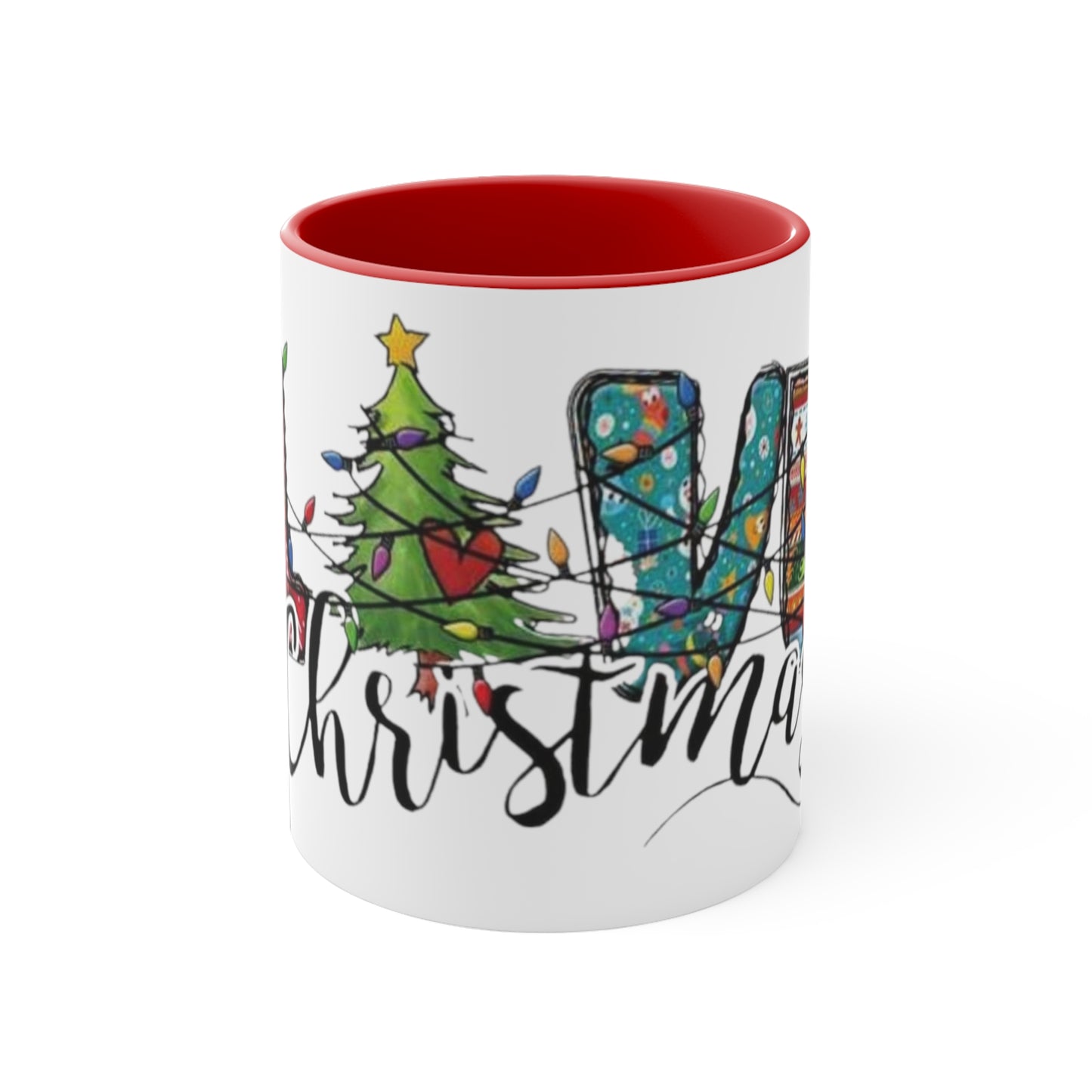 Live Christmas, Accent Coffee Mug, 11oz