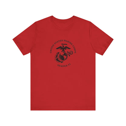 United States Marine Corps, Semper Fi, Jersey Short Sleeve Tee