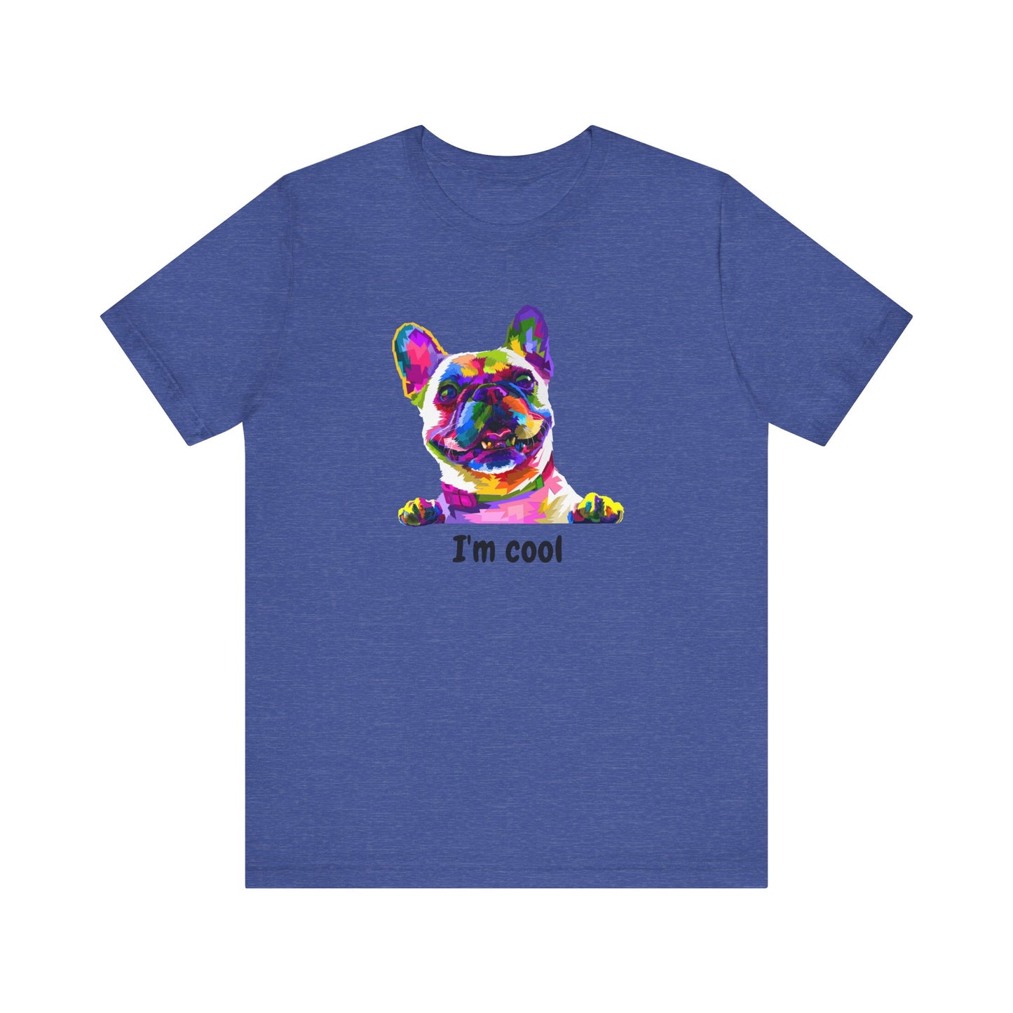 I'm Cool English Bulldog, Jersey Short Sleeve Tee