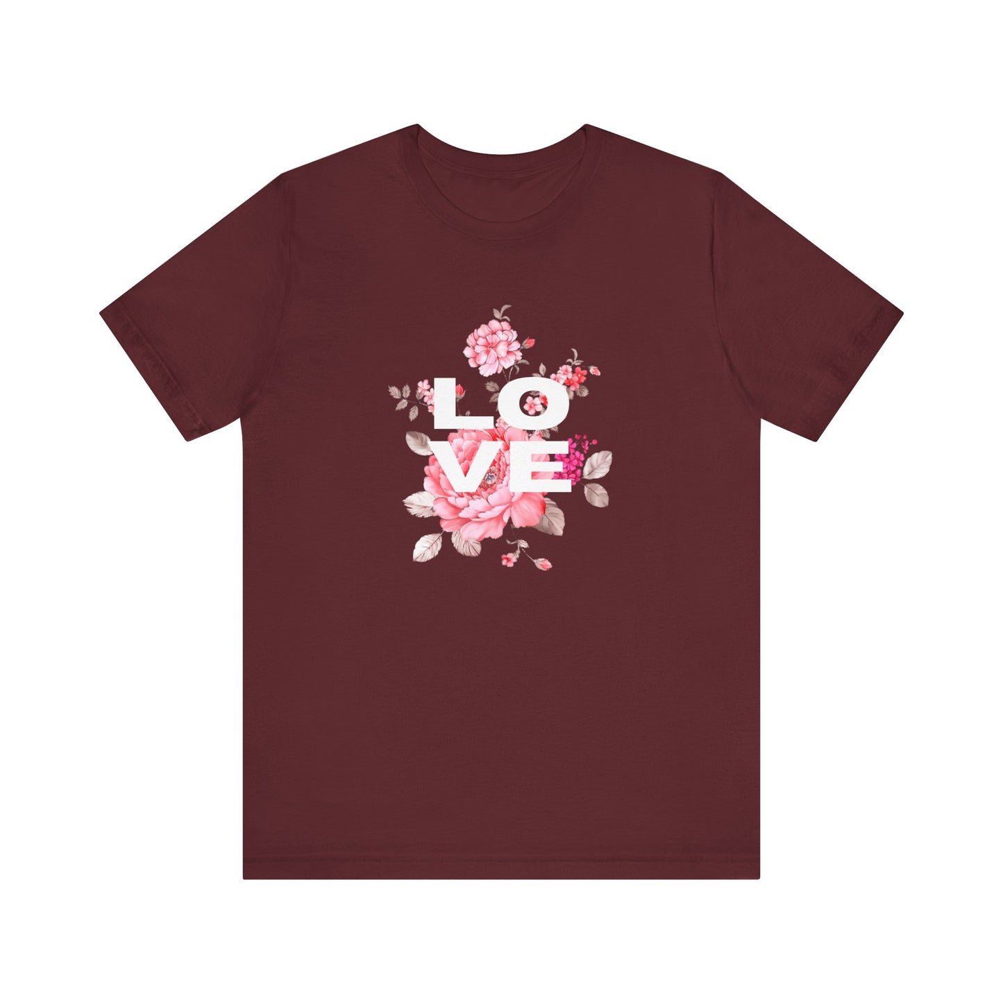 Love with Flowers Jersey Short Sleeve Tee