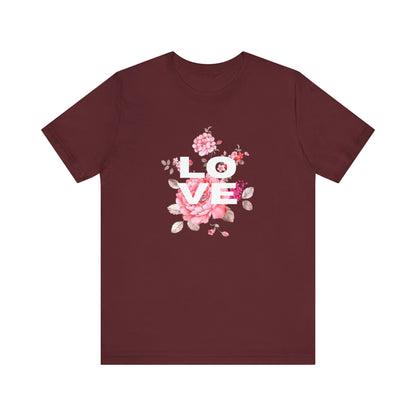 Love with Flowers Jersey Short Sleeve Tee