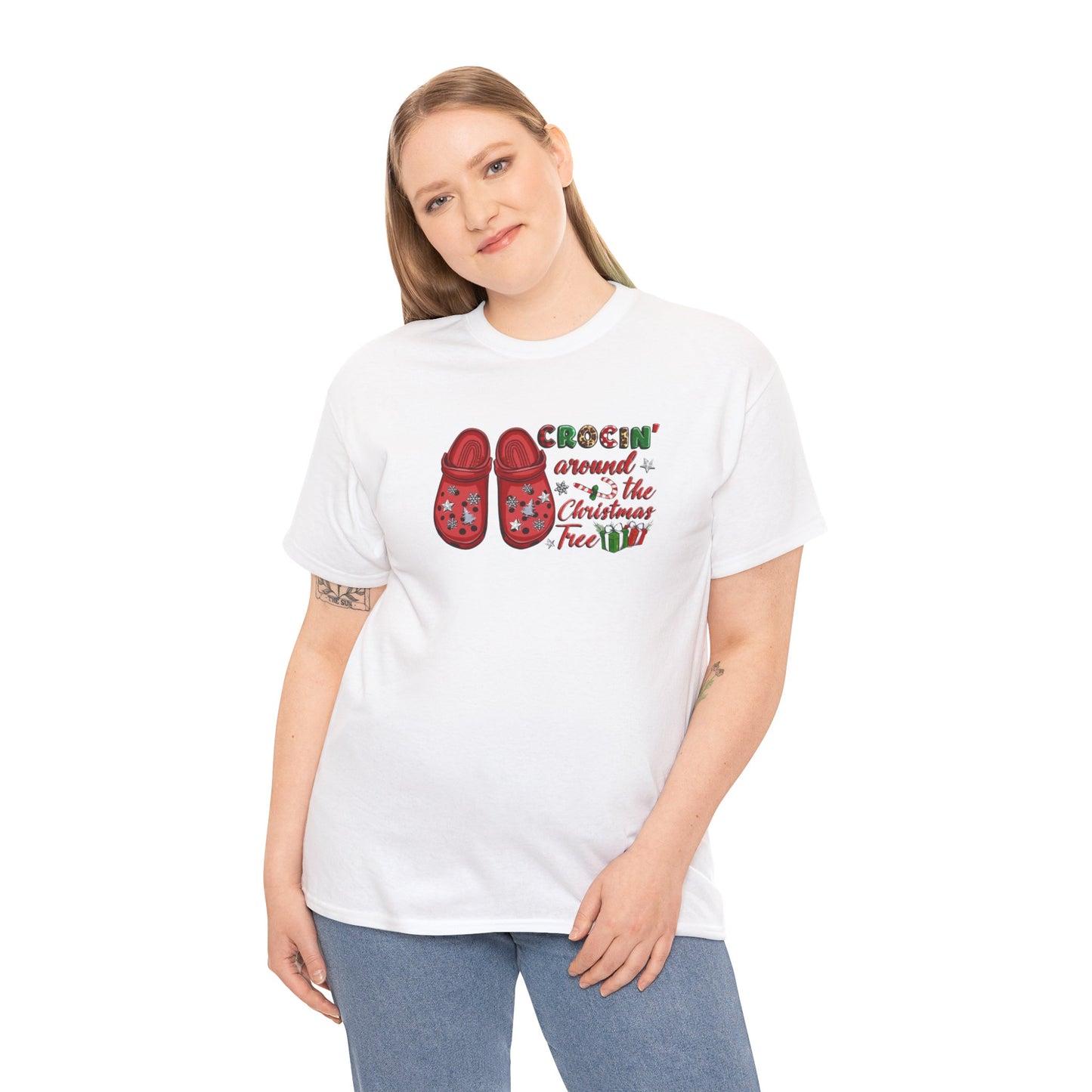 Crockin' Around the Christmas Tree, Heavy Cotton Tee
