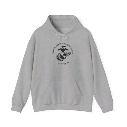 United States Marine Corps, Semper Fi Hoodie, Heavy Blend™ Hooded Sweatshirt