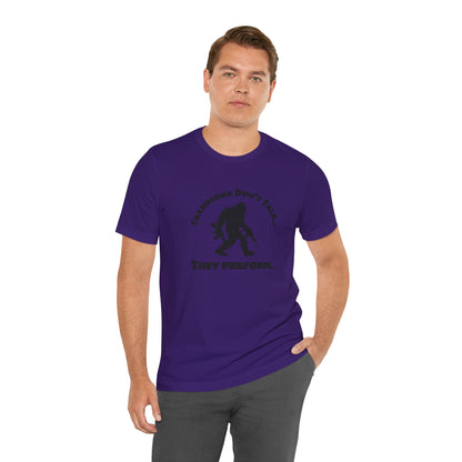 Champions Don't Talk, They Preform, Jersey Short Sleeve Tee