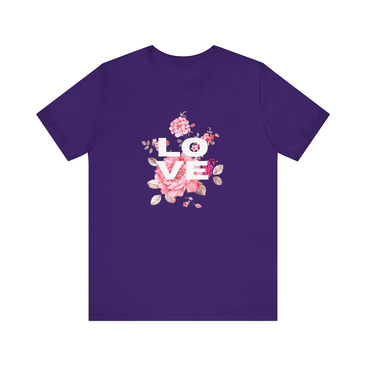 Love with Flowers Jersey Short Sleeve Tee