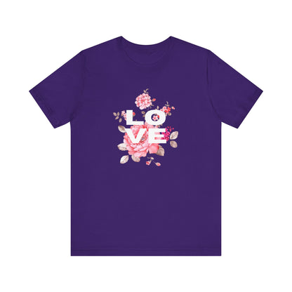 Love with Flowers Jersey Short Sleeve Tee