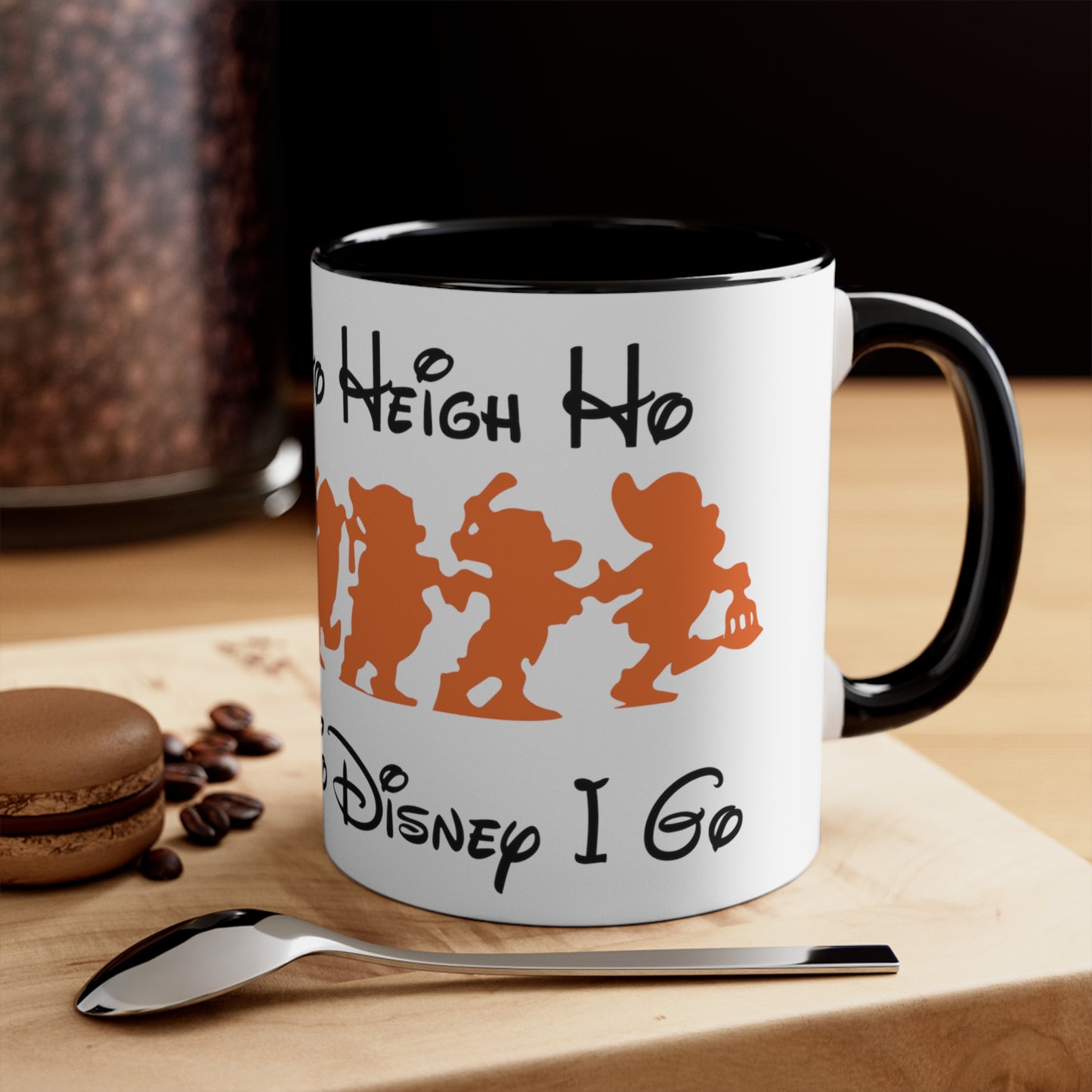 Heigh Ho, Heigh Ho, It's Off To Disney I Go, Accent Coffee Mug, 11oz